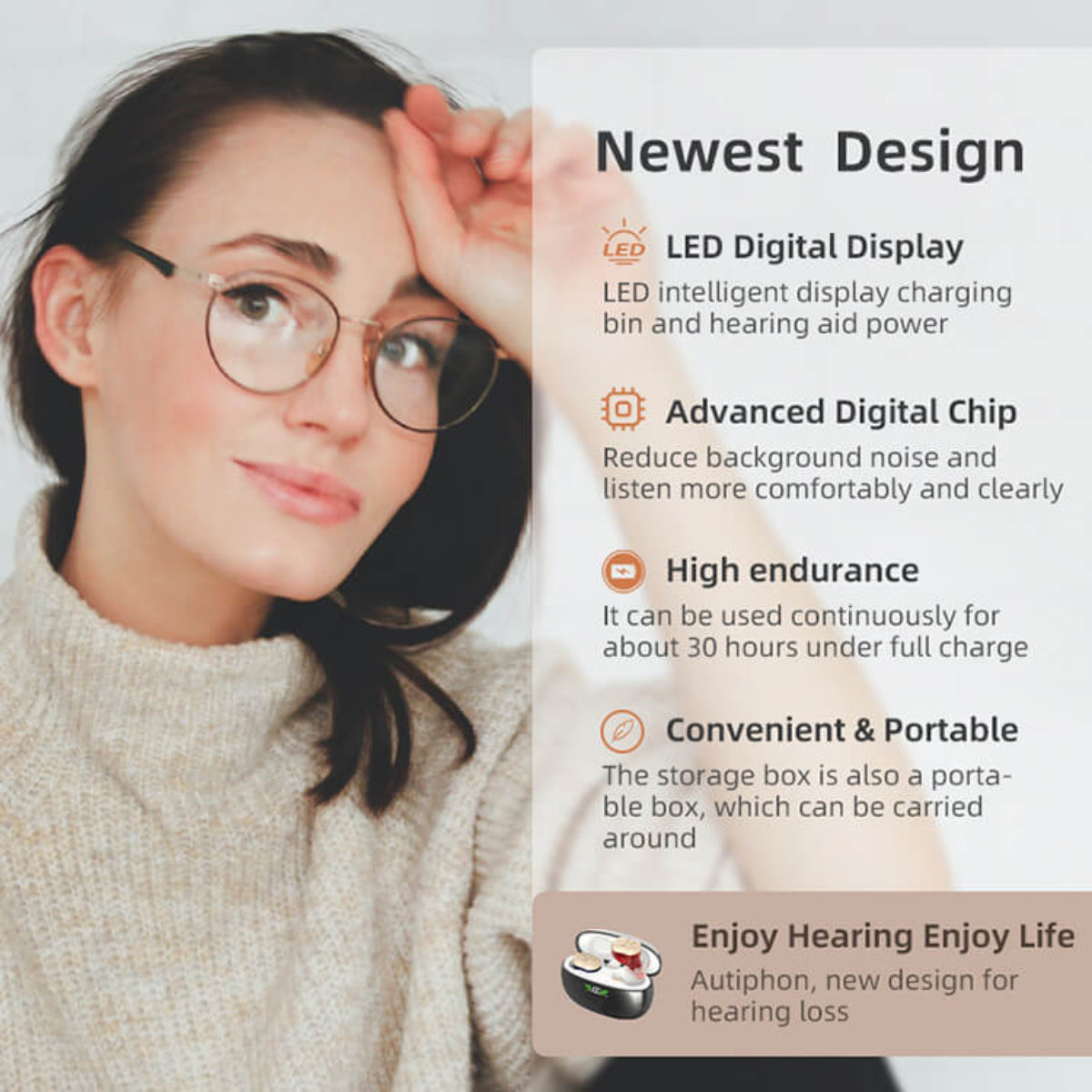 Micro CIC Digital Rechargeable Hearing Aids (Pair)-02