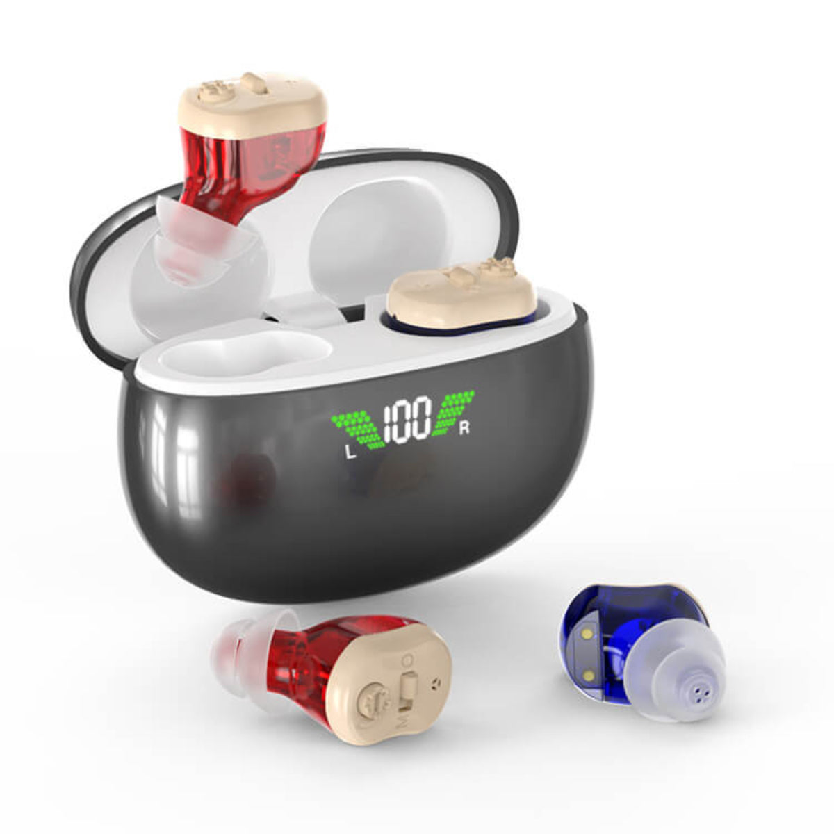 Micro CIC Digital Rechargeable Hearing Aids (Pair)-04