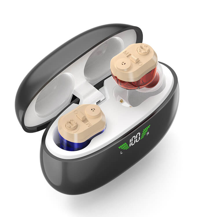 Micro CIC Digital Rechargeable Hearing Aids (Pair)