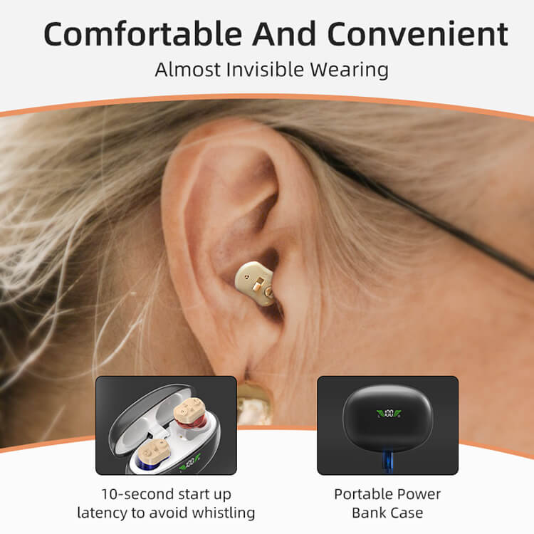 Micro CIC Digital Rechargeable Hearing Aids (Pair)