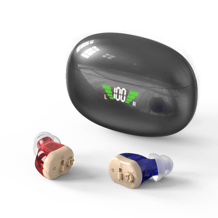 Micro CIC Digital Rechargeable Hearing Aids (Pair)